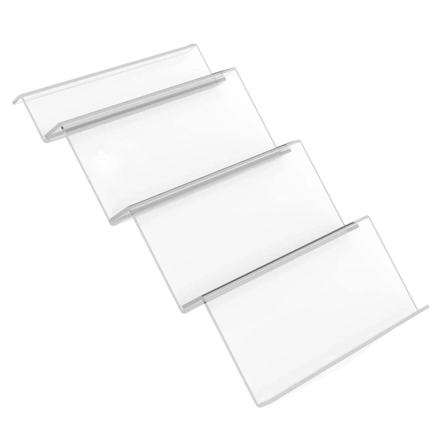 4-Tier Spice Drawer Organiser – Clear Acrylic Rack for Kitchen Storage & Bottle Display