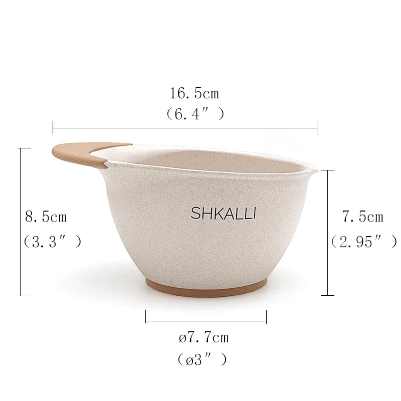 S-L Capacity Mixing Bowls – Durable Non-Slip Bowl for Baking, Cooking, and Kitchen Prep