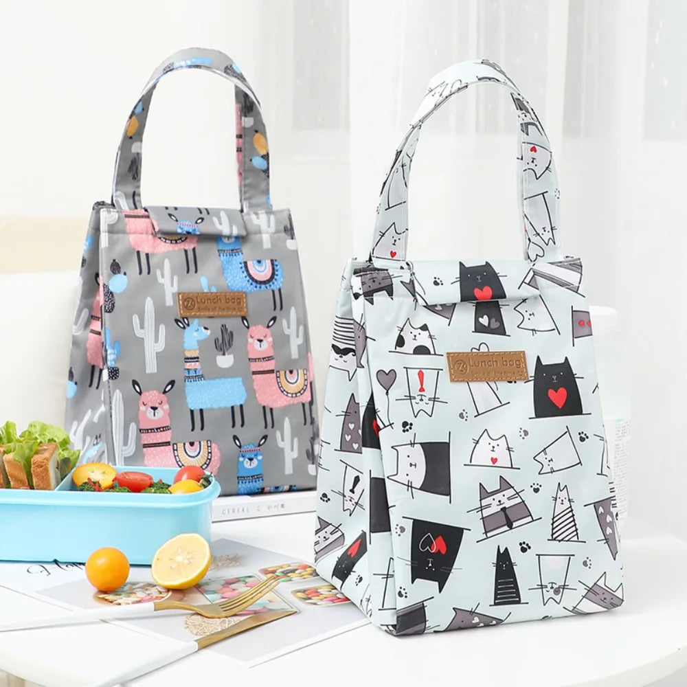 Oxford Cloth Insulated Lunch Bag – Waterproof Cooler for Food & Drink Storage