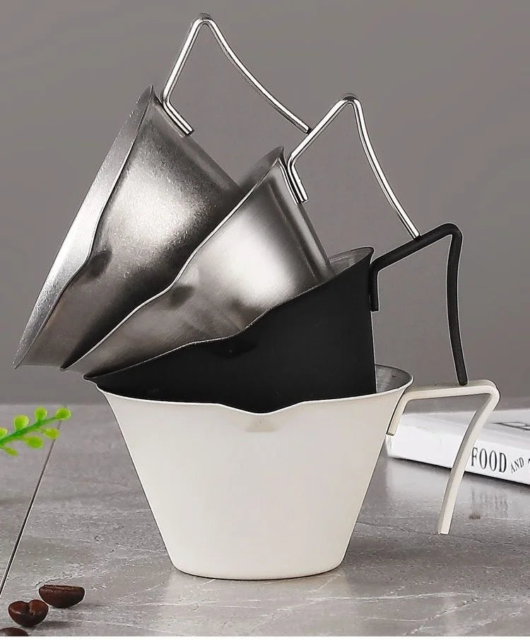 100ml Stainless Steel Espresso Extraction Cup – Coffee Cup with Scale for Home or Café Use