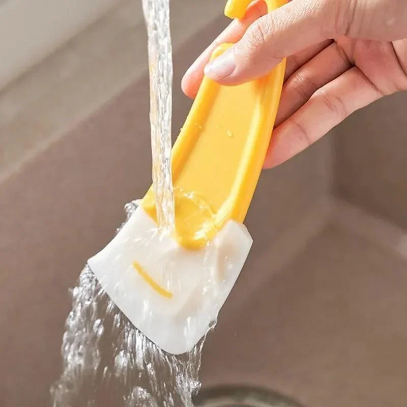 Silicone Kitchen Cleaning Spatula – Soft Blade Scraper for Pots, Pans & Baking Dishes