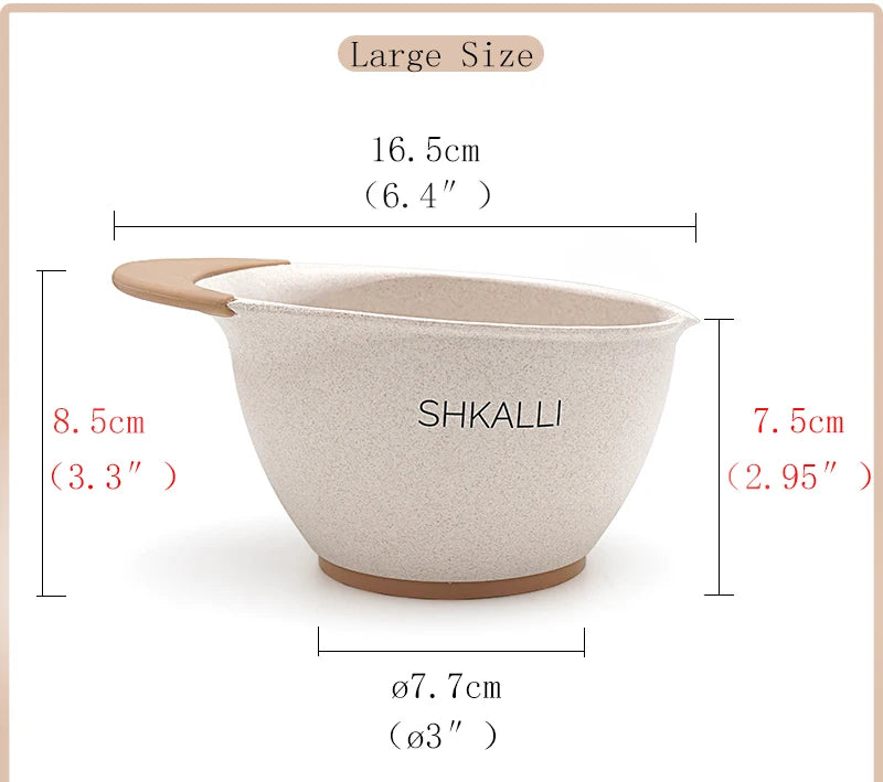 S-L Capacity Mixing Bowls – Durable Non-Slip Bowl for Baking, Cooking, and Kitchen Prep