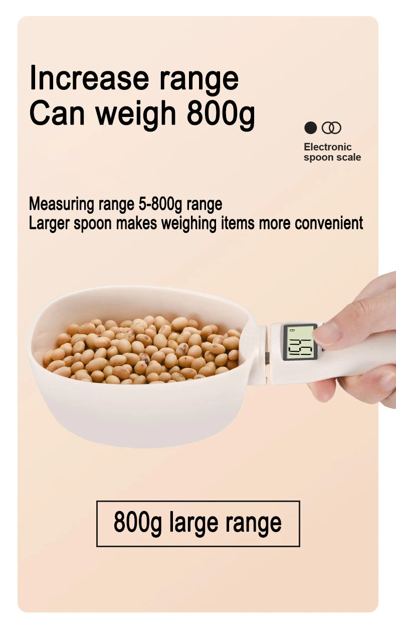 Digital Food Scale with LCD Display – Precision Measuring Spoon