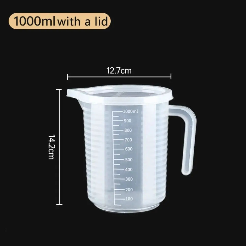 Plastic Measuring Cup – Transparent Liquid Measuring Tool for Baking, Cooking & Mixing