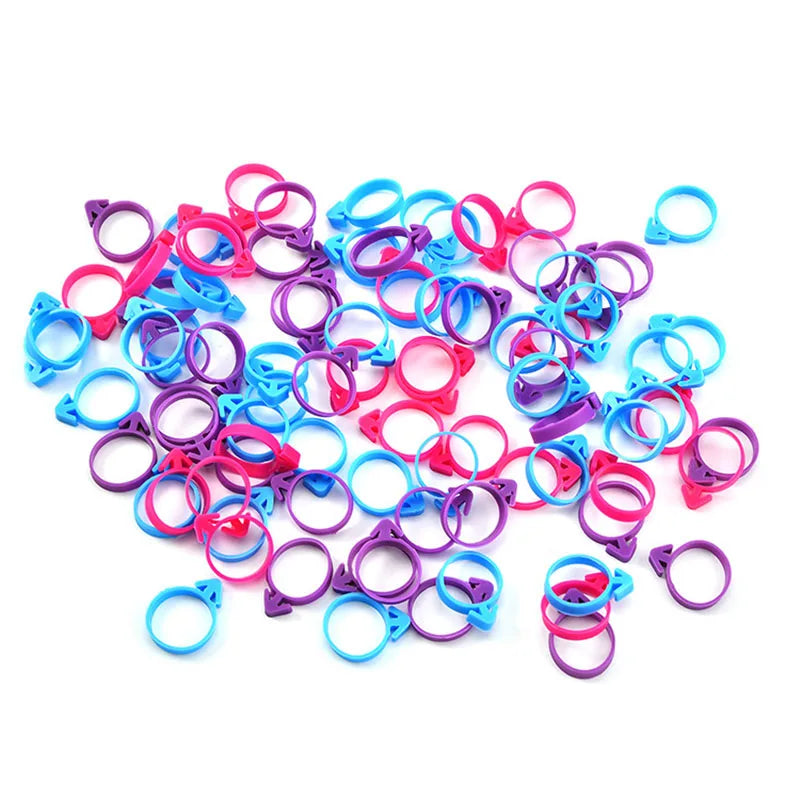 10pc Silicone Icing Bag Ties – Reusable No-Leak Piping Bag Clips for Cake Decorating