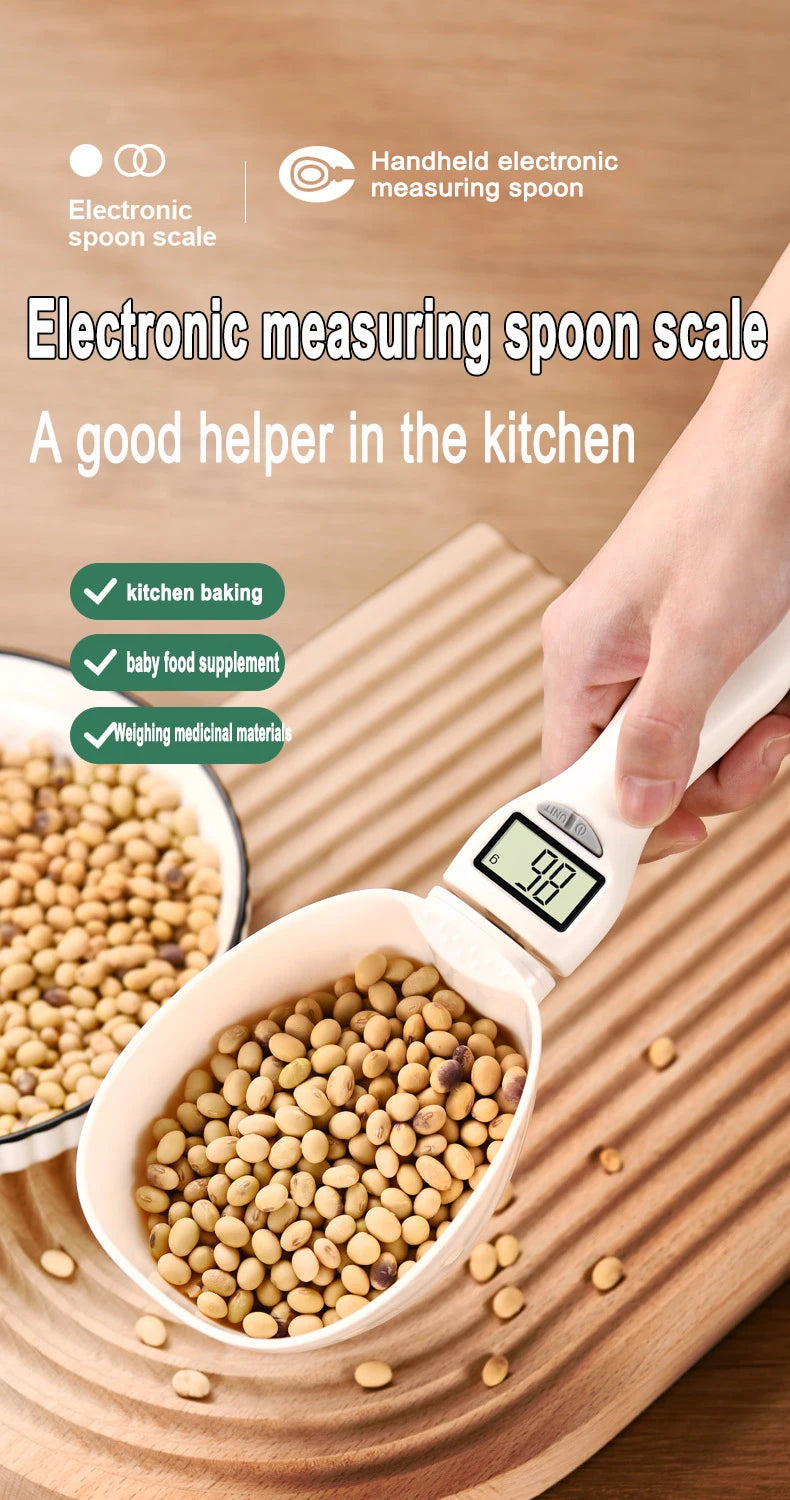 Digital Food Scale with LCD Display – Precision Measuring Spoon