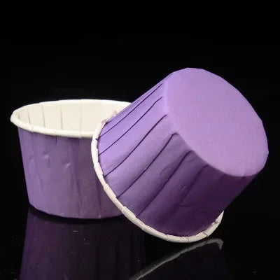 50pcs Gold Muffin Cupcake Liners – Oilproof Baking Cups for Weddings, Parties and Events