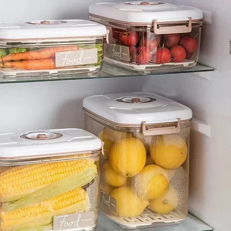 Food Vacuum Storage Box with Pump – Airtight Large Capacity Kitchen Container