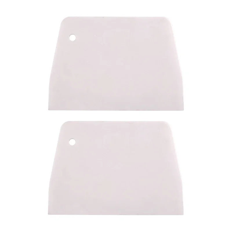 2PCS Plastic Dough Scraper and Pastry Cutter Set – Baking and Cake Decorating Tools