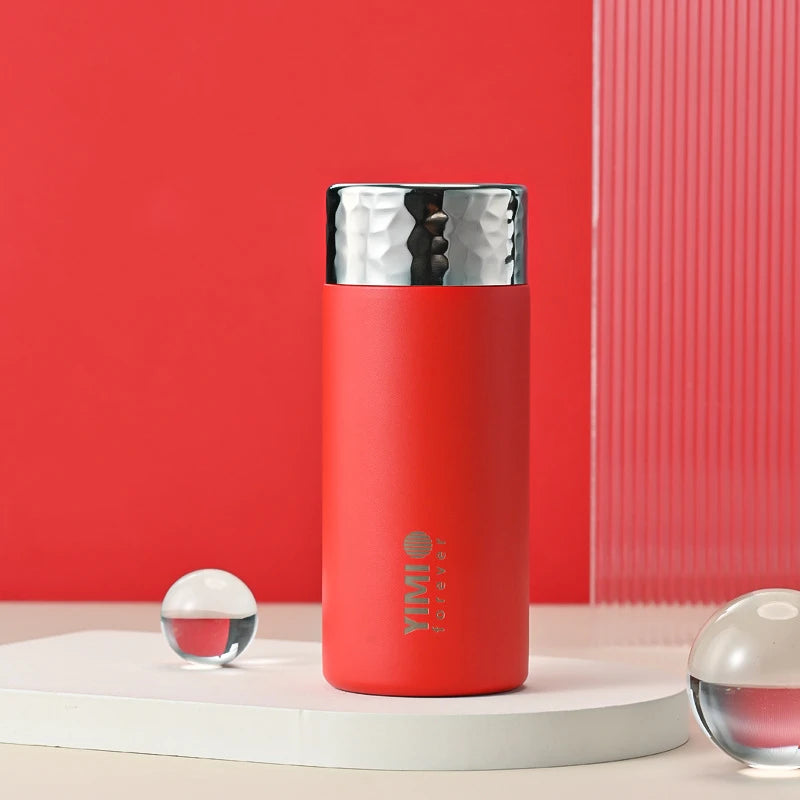Mini Insulated Stainless Steel Cup - 220ml/300ml Vacuum Flask for Office, School or Travel