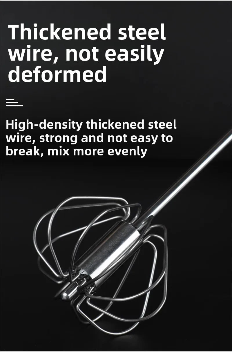 Multi-Function Stainless Steel Egg Whisk – Whisk, Mix & Decorate with Ease