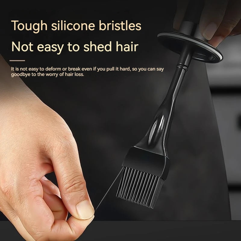Silicone Oil Brush with Glass Bottle – High Temp Resistant, Non-Shedding, for Kitchen & BBQ