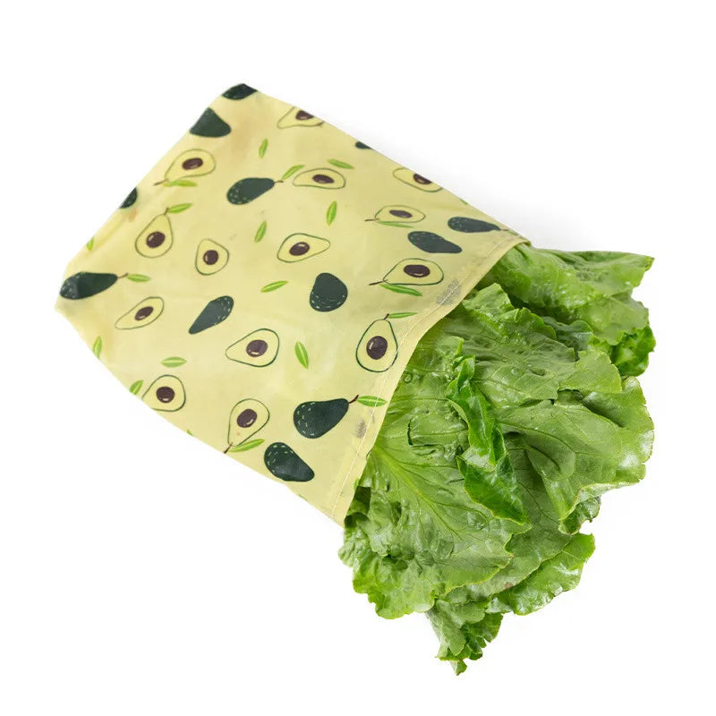 10pcs Beeswax Wrap Bag Kit – Reusable Food-Grade Beeswax Cloth Wraps in 3 Sizes