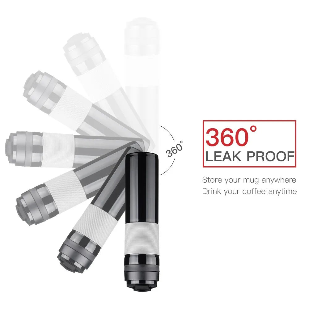 350ml Portable French Press Coffee Pot – Travel Mug with Filter for Car, Office & Camping