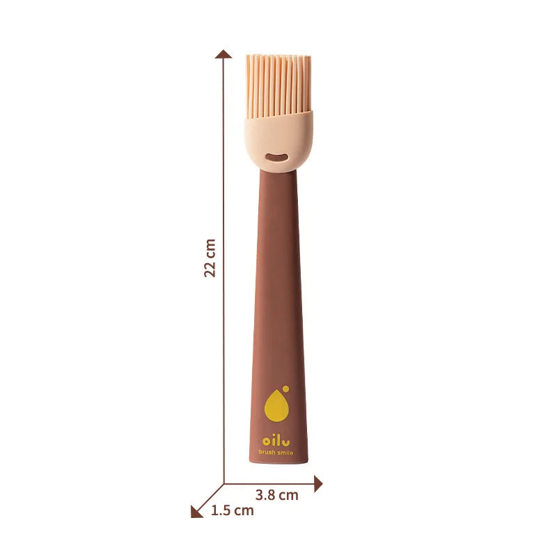 Silicone BBQ Oil Brush – Heat Resistant Basting Brush for Baking, Grilling and Cooking