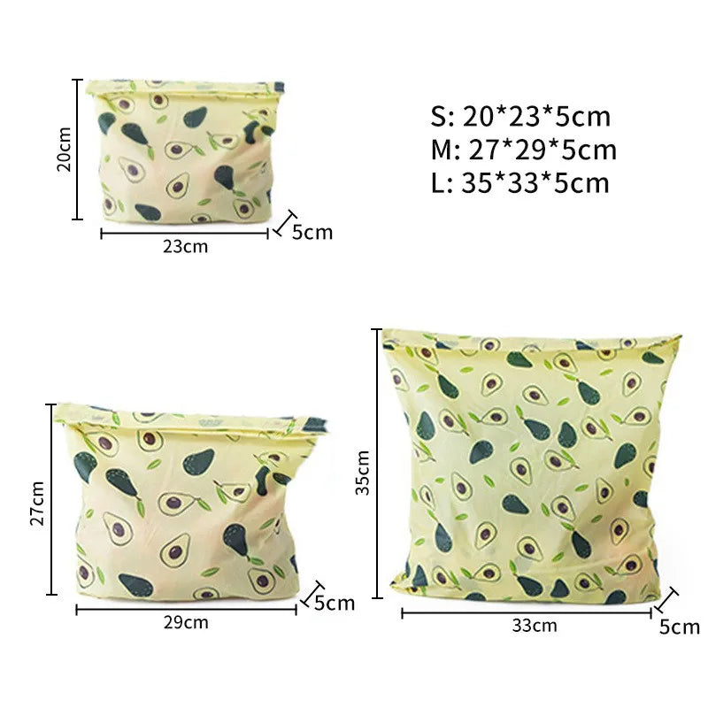 10pcs Beeswax Wrap Bag Kit – Reusable Food-Grade Beeswax Cloth Wraps in 3 Sizes