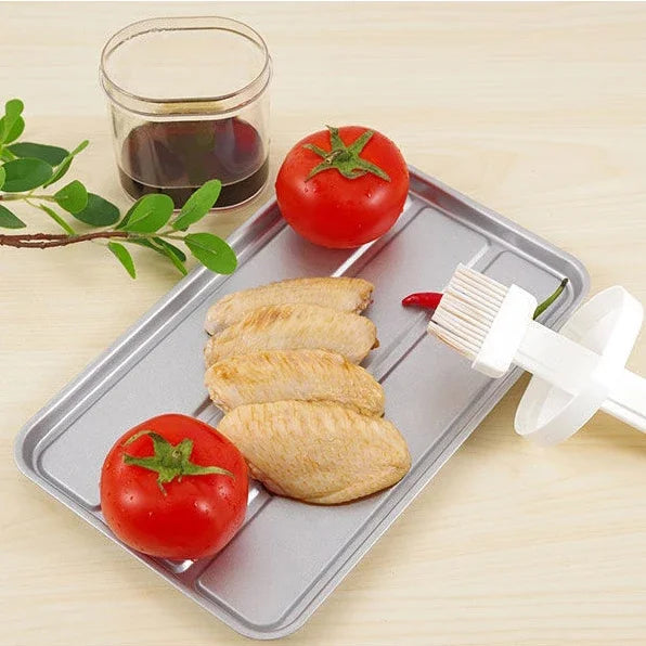 Silicone Oil Brush with Portable Bottle – High Temperature Resistant Baking and BBQ Tool