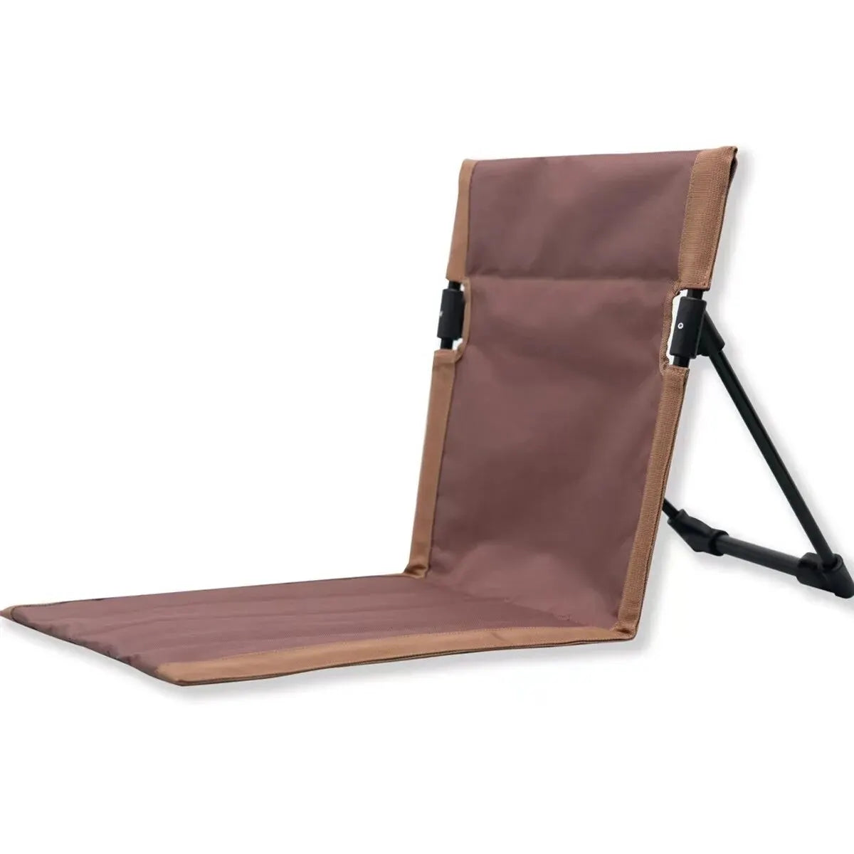 Folding Camping & Beach Chair – Lightweight Backrest Chair with Cushion & Storage Bag