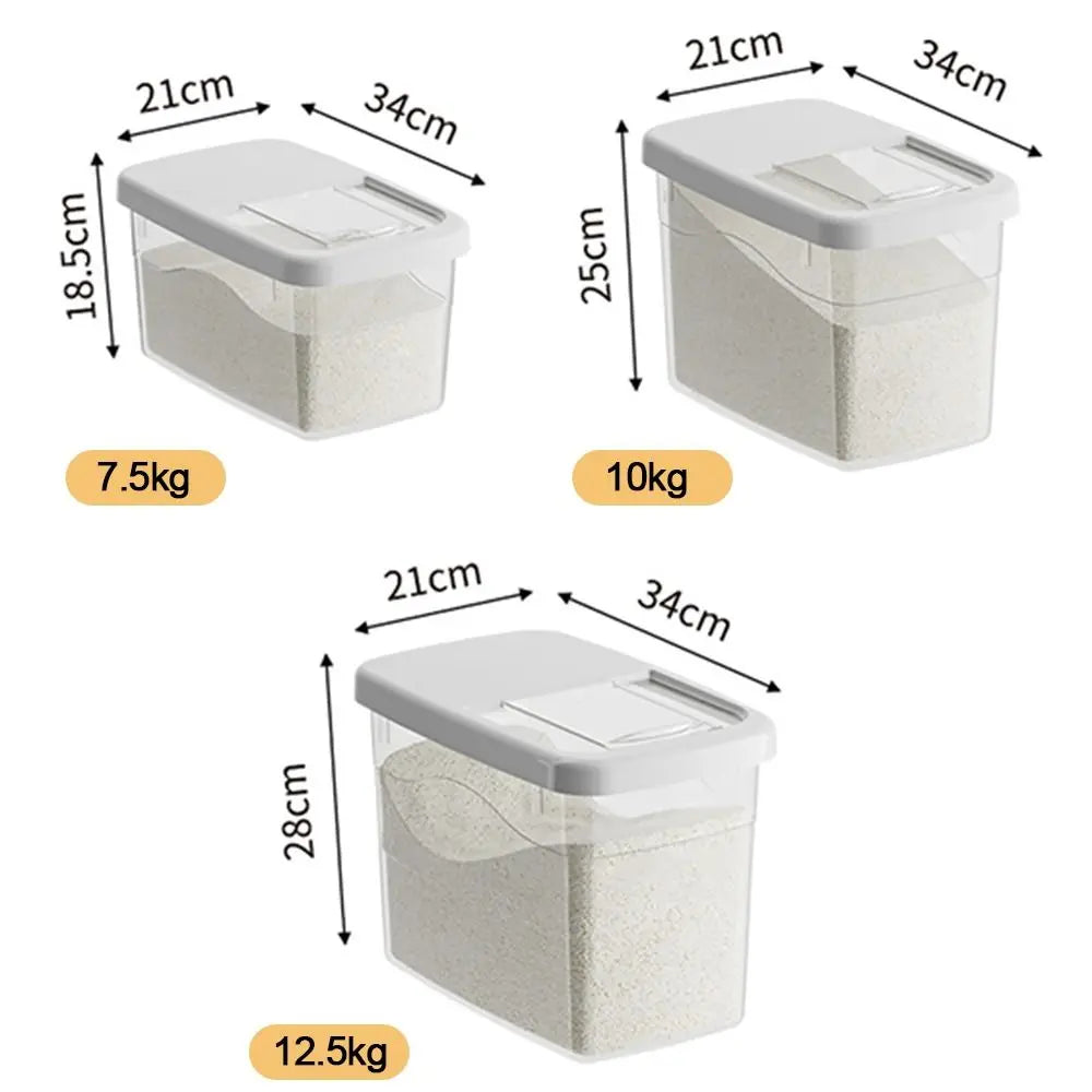 Creative Airtight Rice Storage Container – Moisture-Proof Cereal & Grain Box
