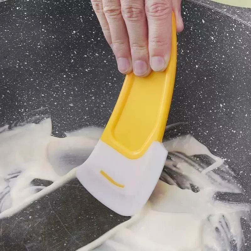Silicone Kitchen Cleaning Spatula – Soft Blade Scraper for Pots, Pans & Baking Dishes