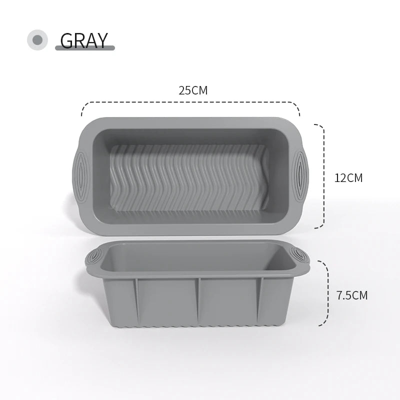 Non-Stick Silicone Cake Mould – Versatile Baking Pan for Cakes or Breads