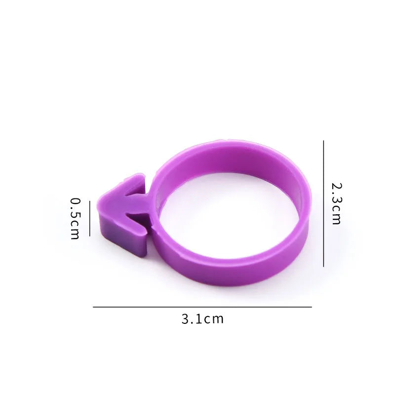 10pc Silicone Icing Bag Ties – Reusable No-Leak Piping Bag Clips for Cake Decorating