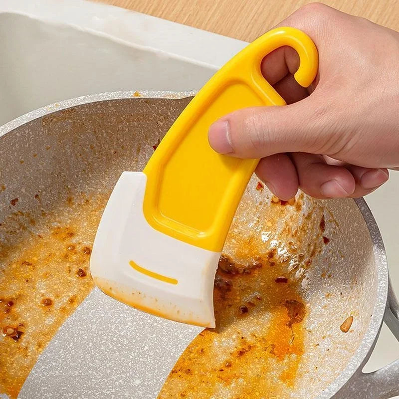 Silicone Kitchen Cleaning Spatula – Soft Blade Scraper for Pots, Pans & Baking Dishes