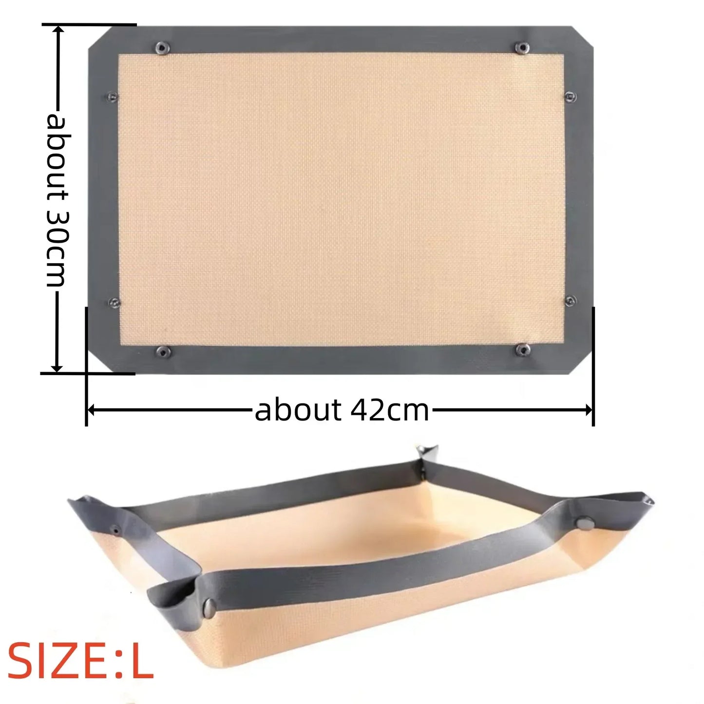 Leak-Proof Silicone Baking Mat