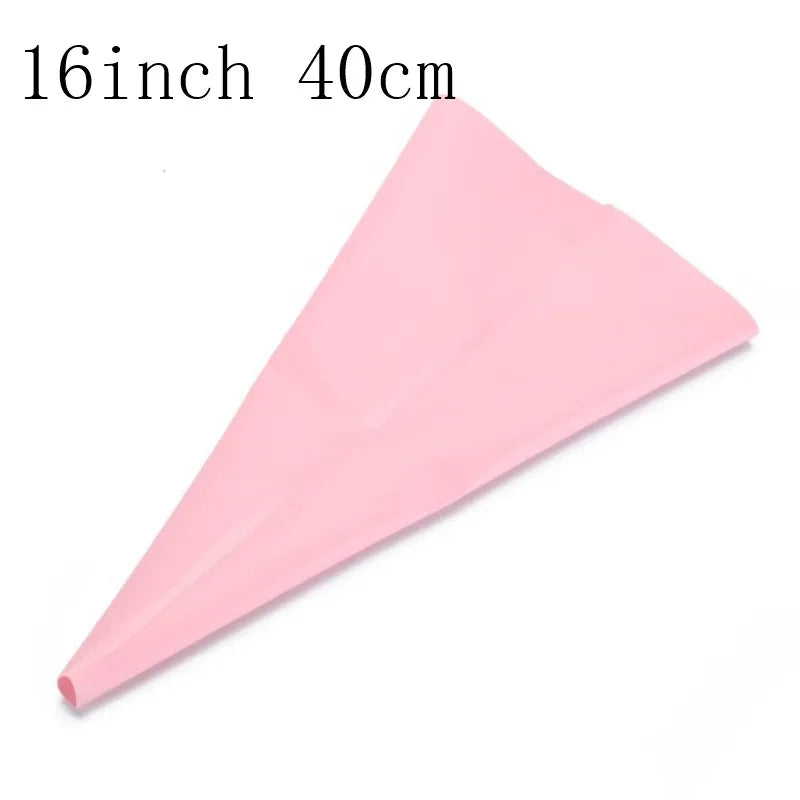 4pc Reusable Silicone Piping Bags – Icing Bags for Cake Decorating