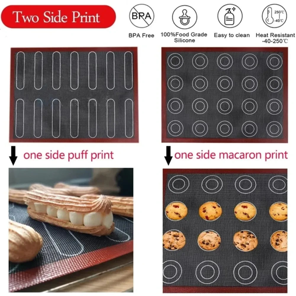 Silicone Two Sided Macaroon Baking Mat