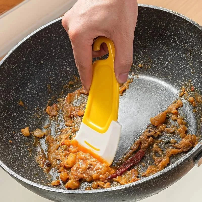 Silicone Kitchen Cleaning Spatula – Soft Blade Scraper for Pots, Pans & Baking Dishes