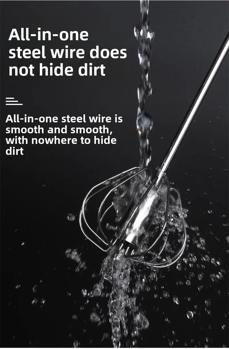 Multi-Function Stainless Steel Egg Whisk – Whisk, Mix & Decorate with Ease
