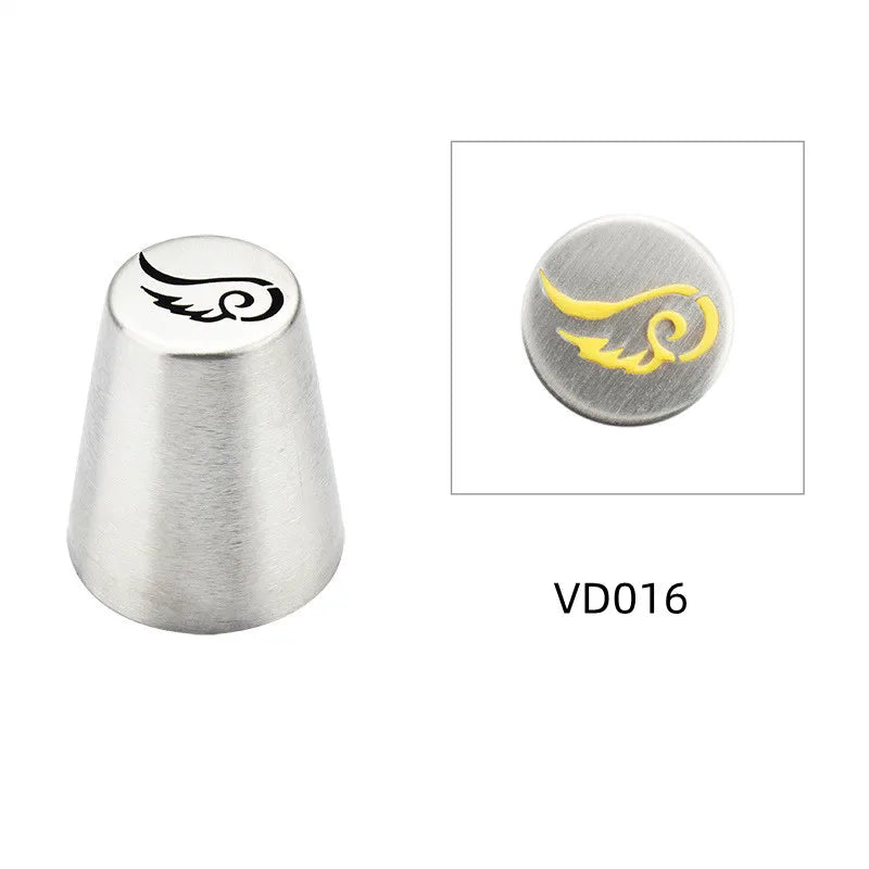 Stainless Steel Icing Nozzles – Cake Decorating Tips for Biscuits, Cookies & Desserts