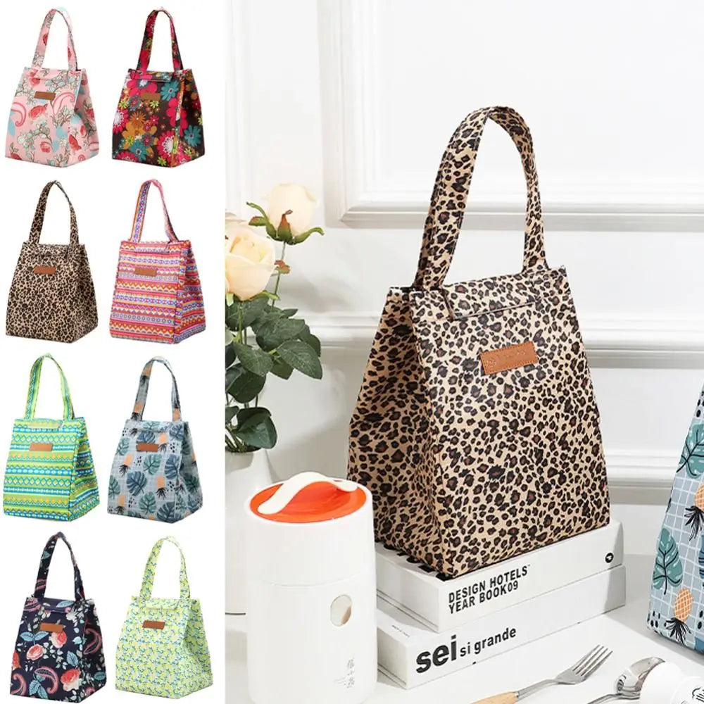 Oxford Cloth Insulated Lunch Bag – Waterproof Cooler for Food & Drink Storage
