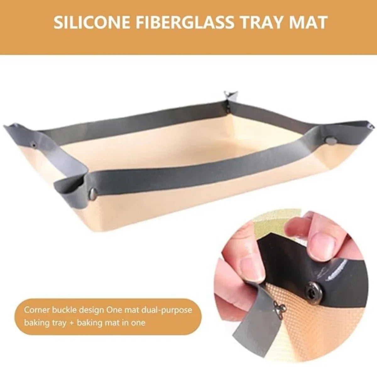 Leak-Proof Silicone Baking Mat