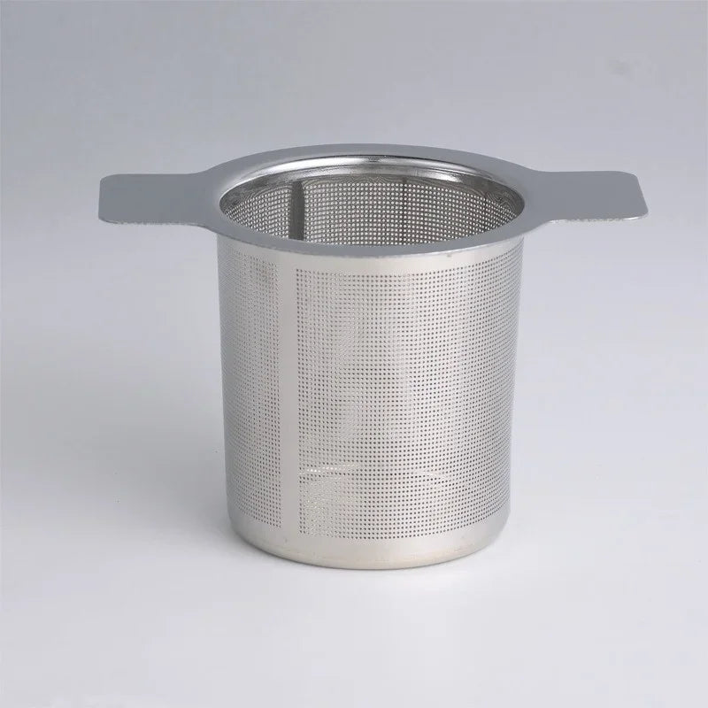 Stainless Steel Reusable Mesh Tea Infuser Strainer – Fine Filter for Tea and Coffee