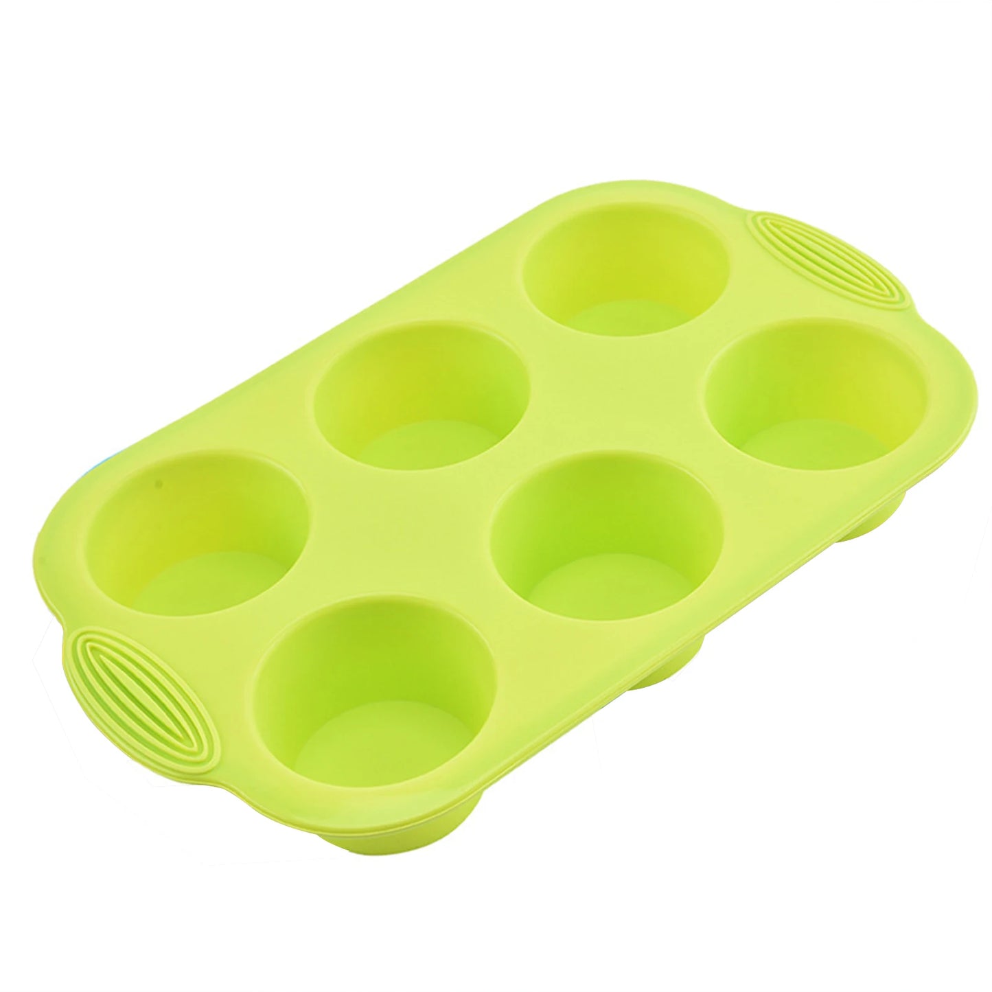 Silicone 6-Cup Cake Mould – Non-Stick Muffin Tray for Baking Cupcakes, Cakes and Biscuits