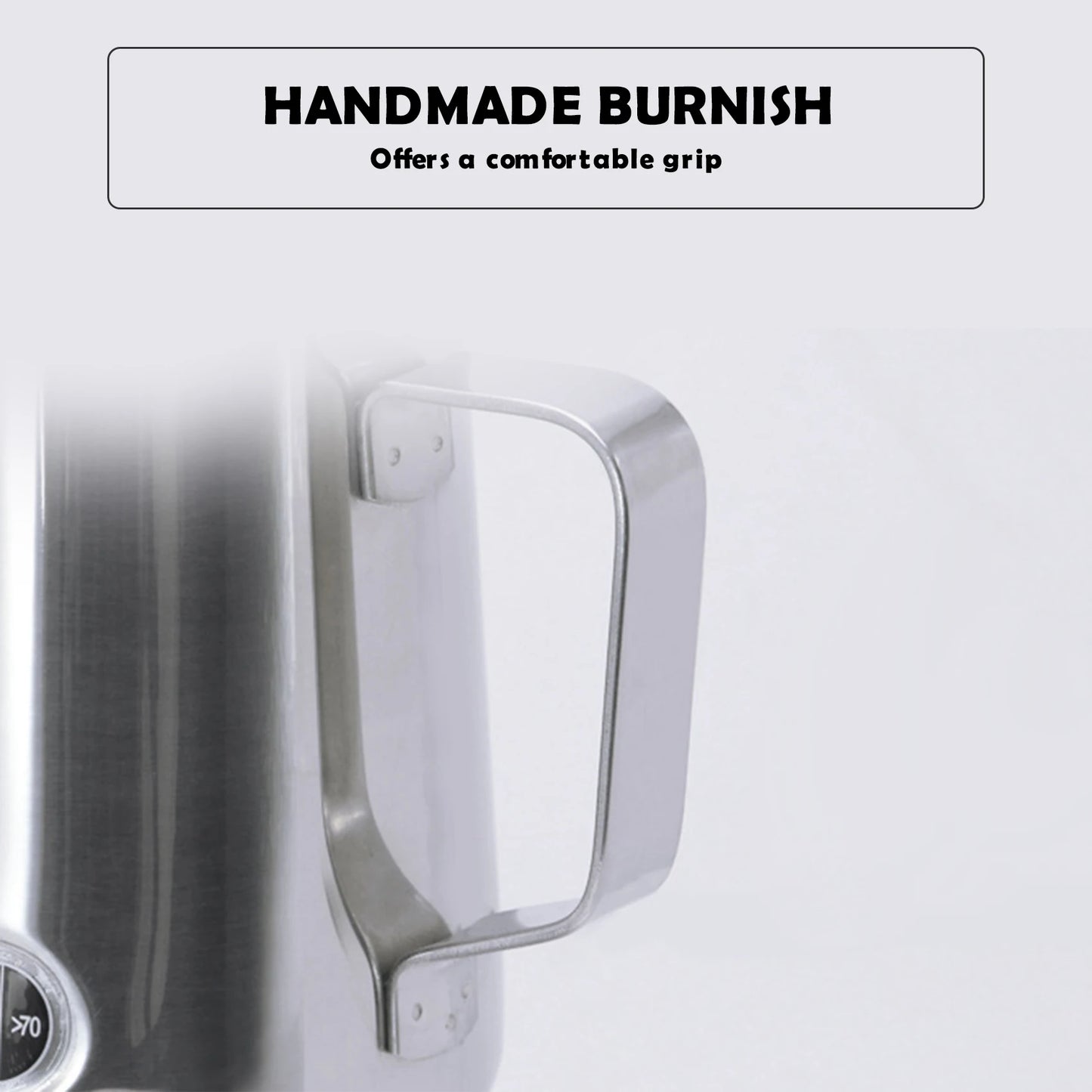 Milk Frothing Pitcher with Temperature Display – Stainless Steel Jug for Latte Art 350/600ml