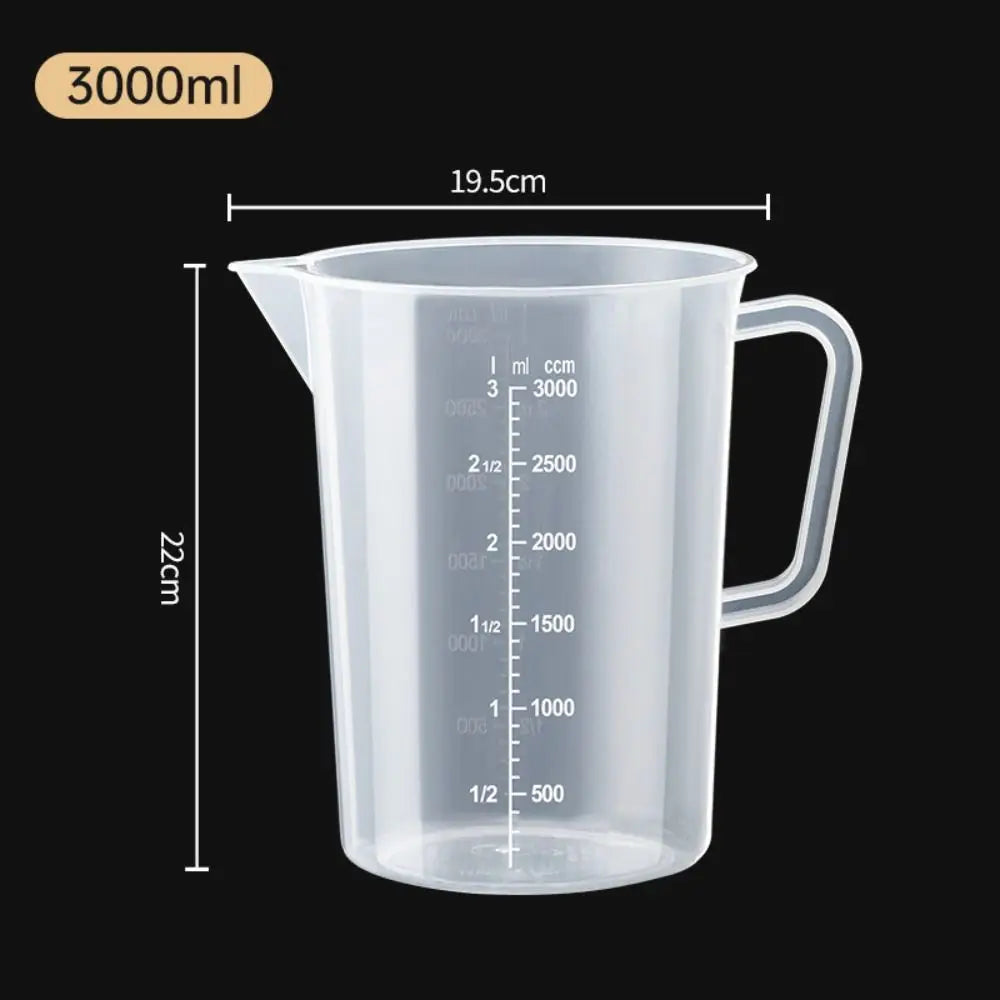 Plastic Measuring Cup – Transparent Liquid Measuring Tool for Baking, Cooking & Mixing