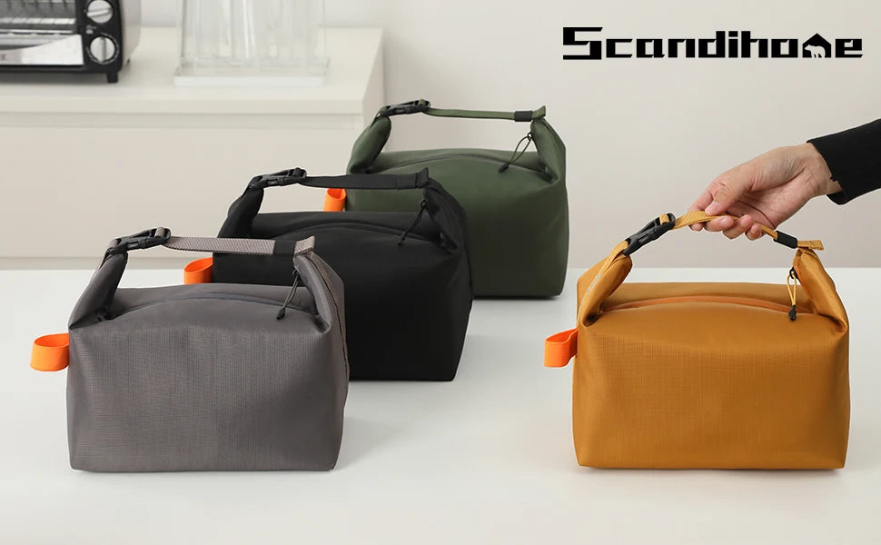 Insulated Lunch Bag with Aluminium Foil Lining – Portable Food Storage for Work or Picnic