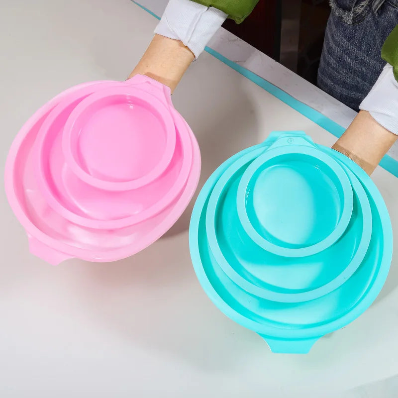 Pastel Silicone Cake Pans