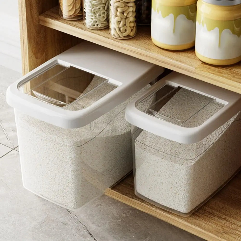 Creative Airtight Rice Storage Container – Moisture-Proof Cereal & Grain Box