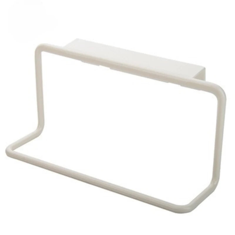 Cabinet Door Towel Rack – Multi-Functional Plastic Hanger for Kitchen Storage