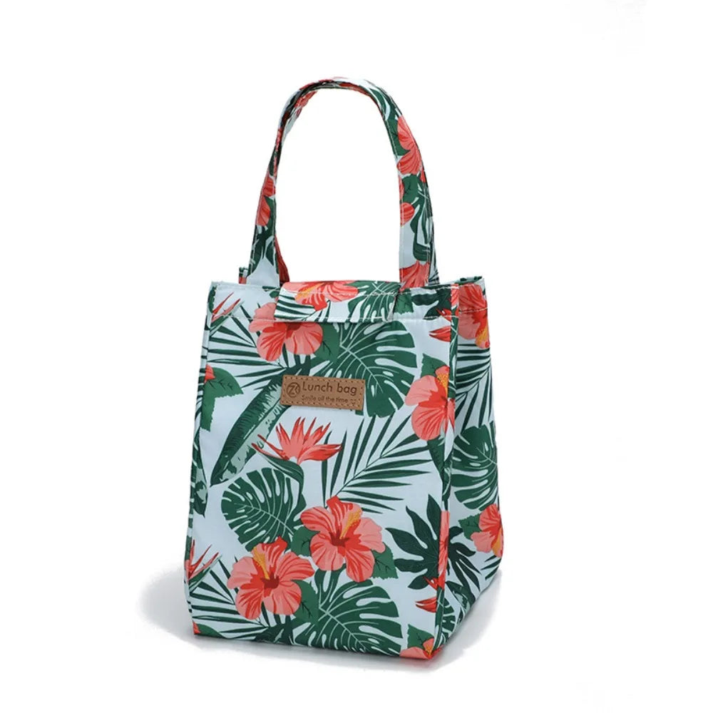 Oxford Cloth Insulated Lunch Bag – Waterproof Cooler for Food & Drink Storage