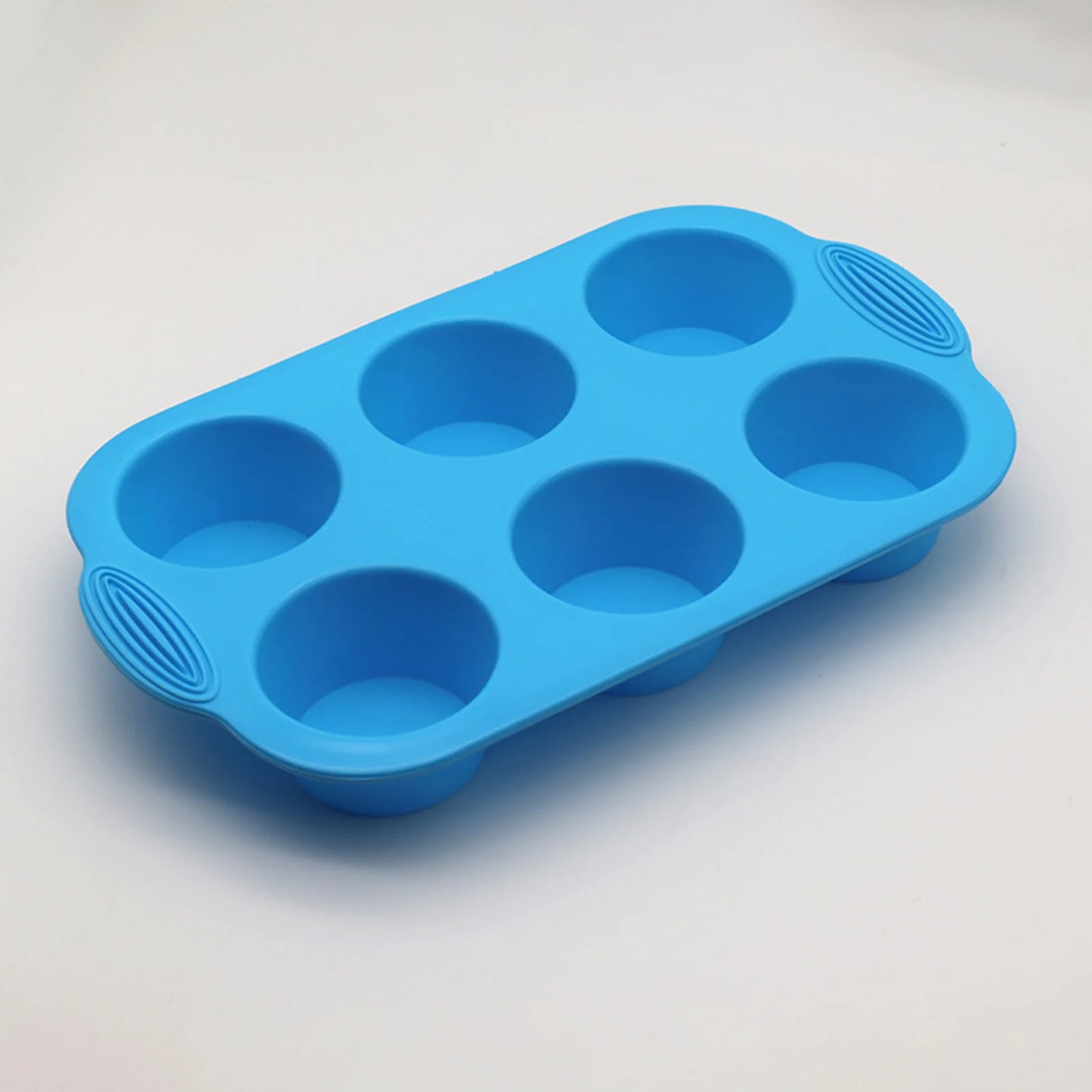 Silicone 6-Cup Cake Mould – Non-Stick Muffin Tray for Baking Cupcakes, Cakes and Biscuits