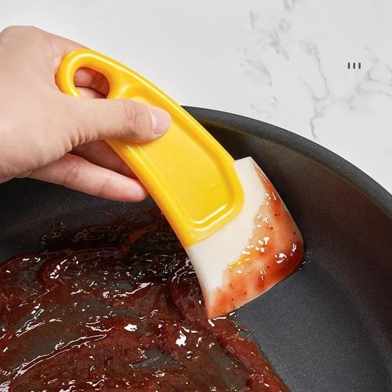 Silicone Kitchen Cleaning Spatula – Soft Blade Scraper for Pots, Pans & Baking Dishes
