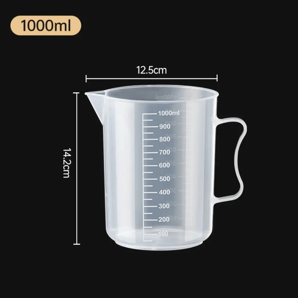 Plastic Measuring Cup – Transparent Liquid Measuring Tool for Baking, Cooking & Mixing