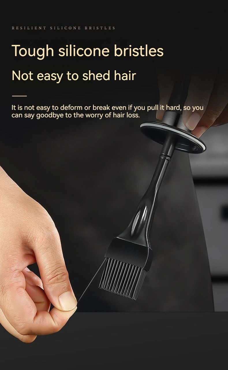 Silicone Oil Brush with Glass Bottle – High Temp Resistant, Non-Shedding, for Kitchen & BBQ