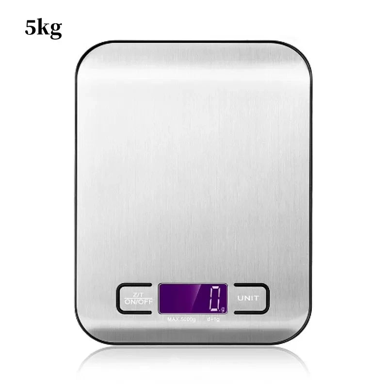Kitchen Digital Scale – Multi-Function Electronic Weighing Scale with LCD Display and USB Charging