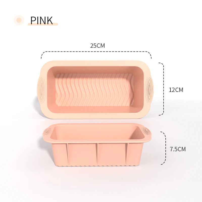 Non-Stick Silicone Cake Mould – Versatile Baking Pan for Cakes or Breads